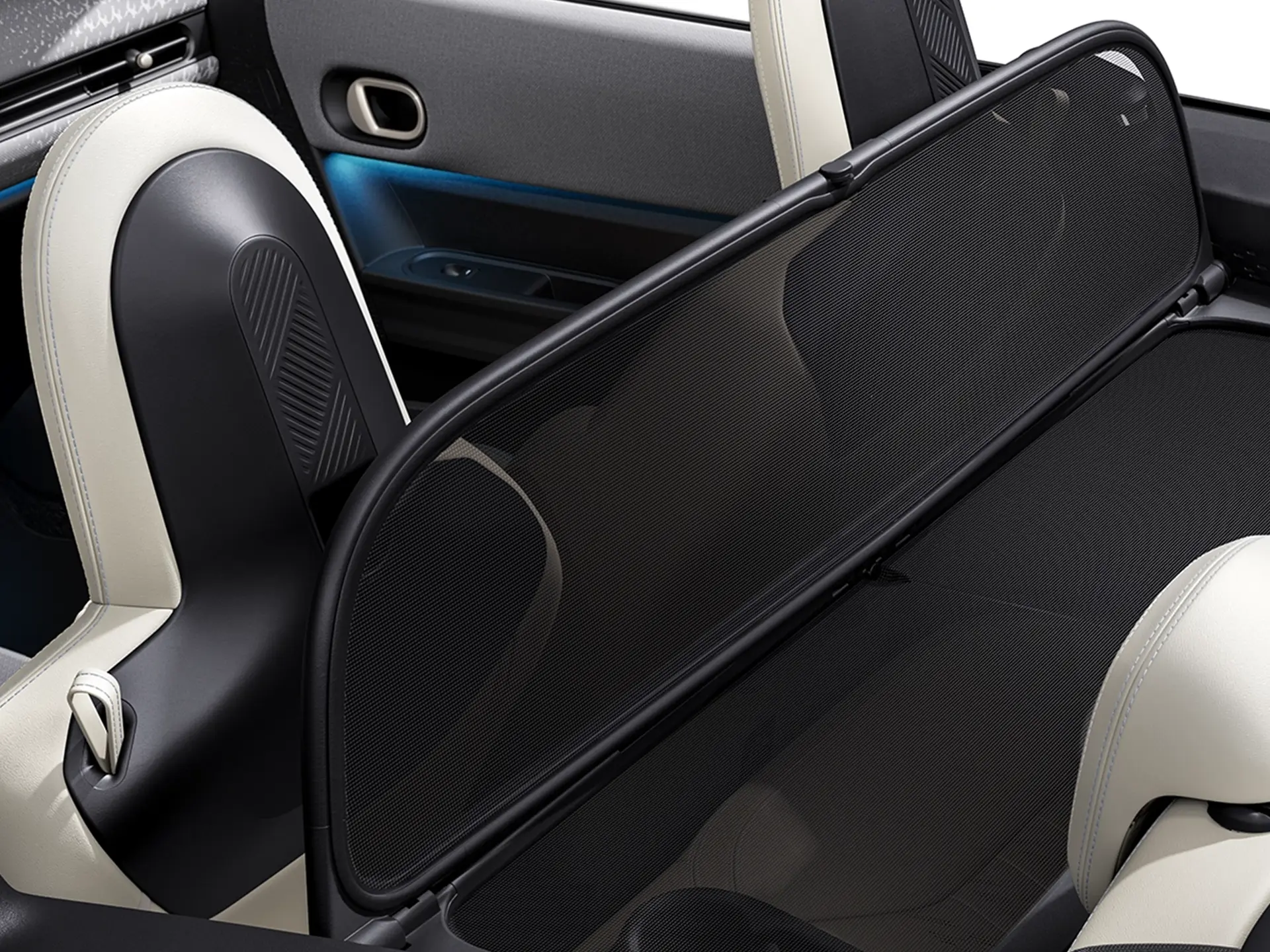 MINI Cooper 컨버터블 - 주행 경험 - 앞유리 및 윈드 디플렉터