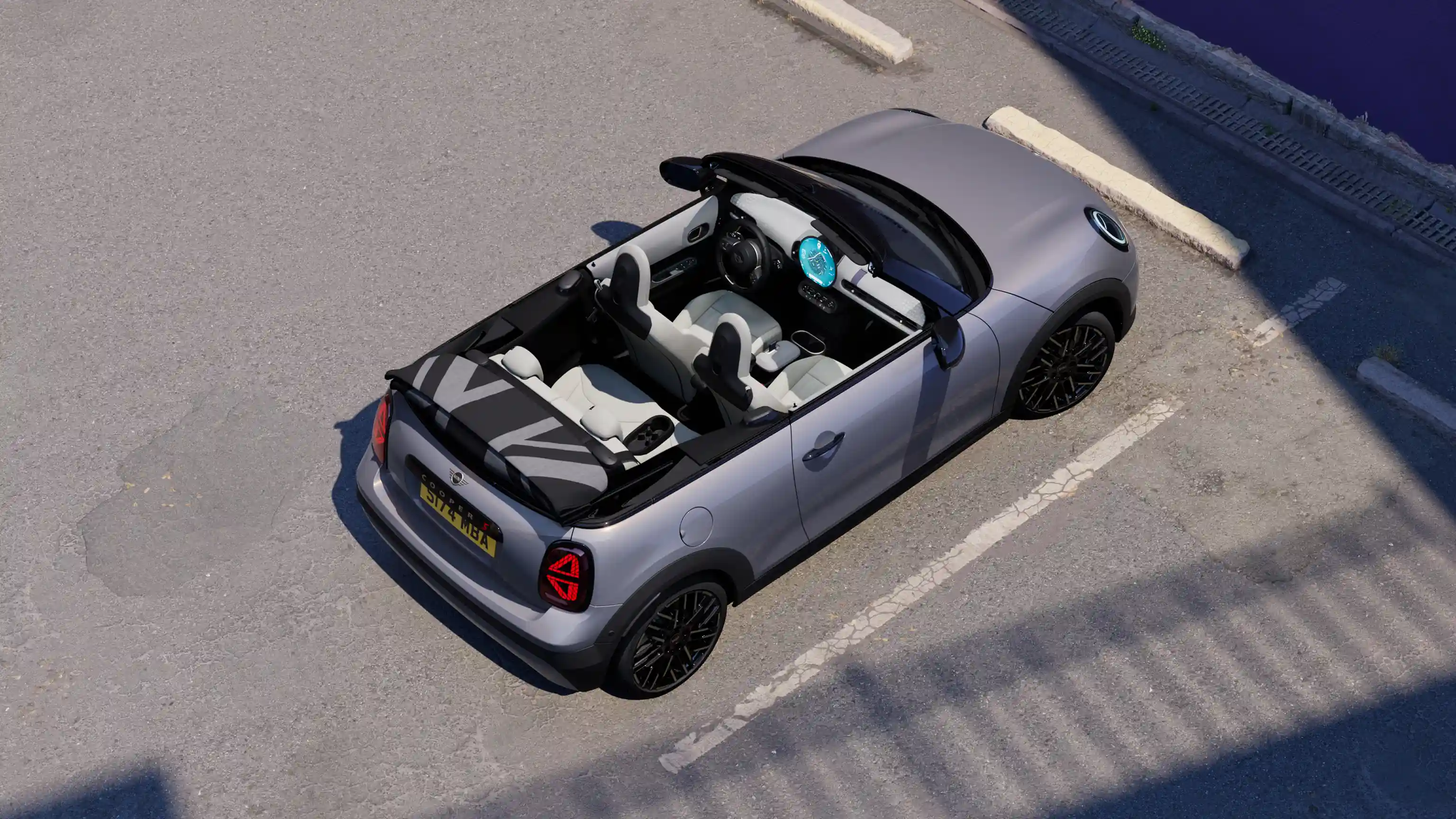 MINI Cooper 컨버터블 - 외관 주요 특징 - 평면도