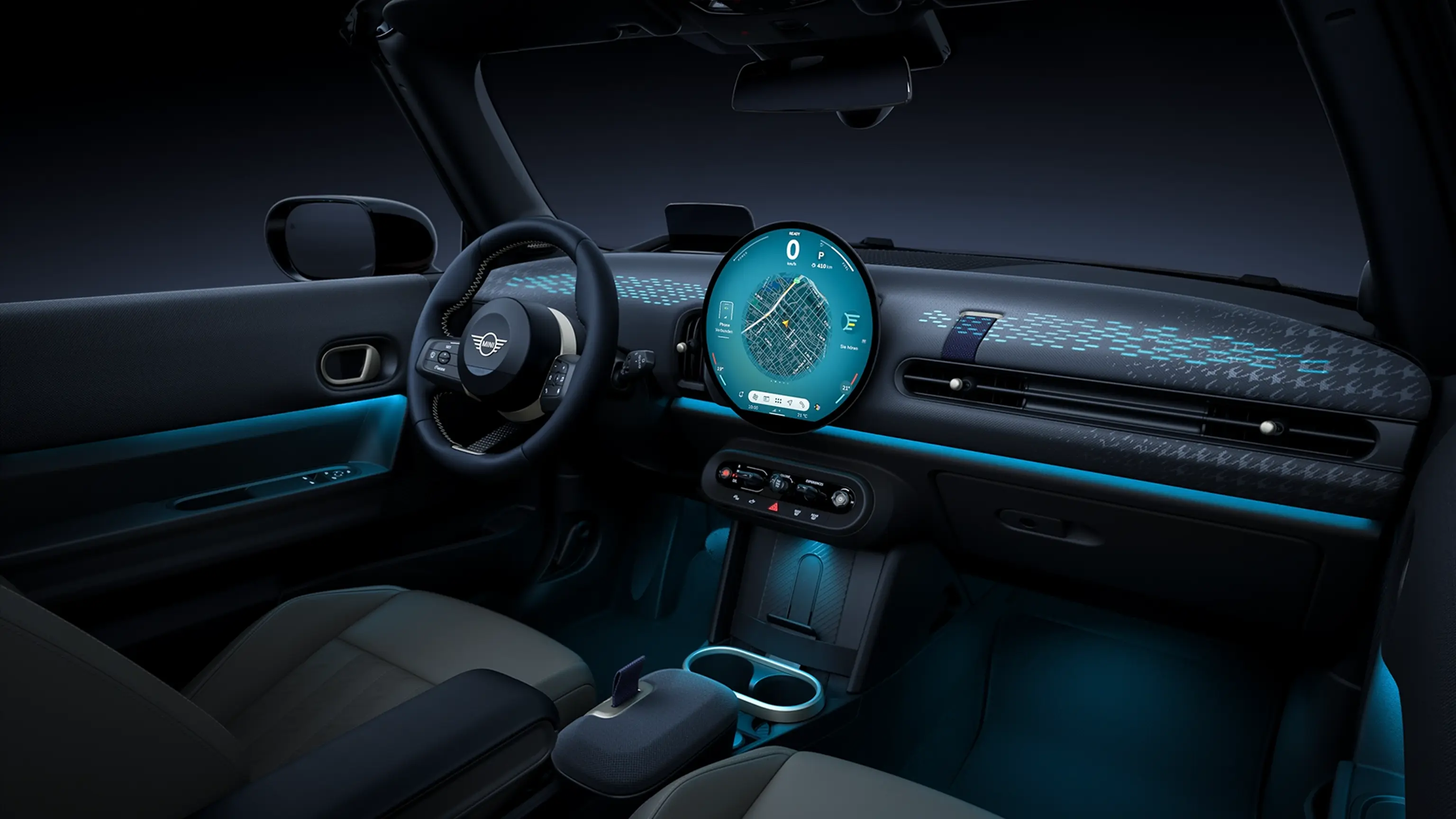 MINI Cooper 컨버터블 - 실내 공간 - 경험 모드 갤러리 - 조작 버튼