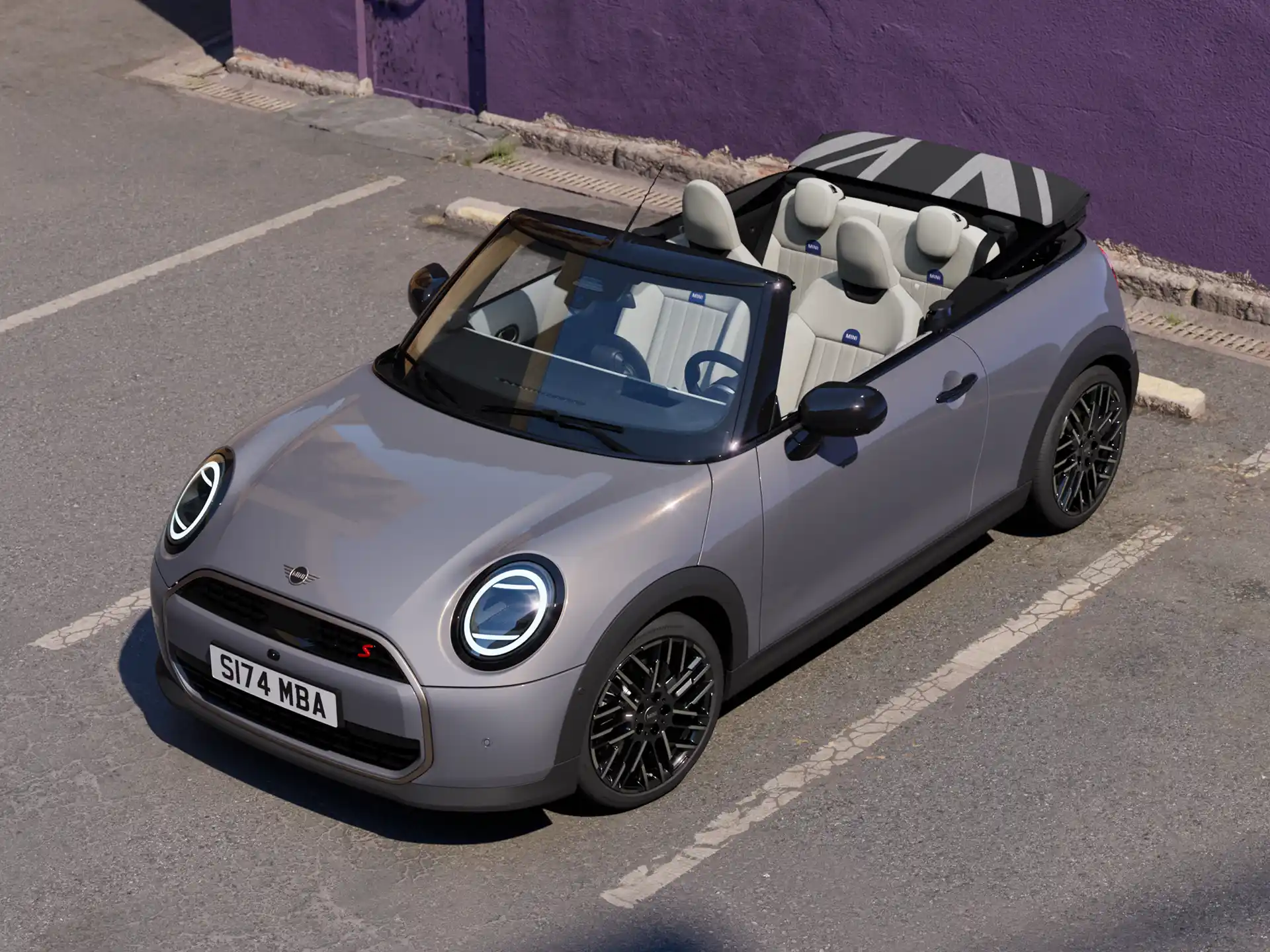 MINI Cooper 컨버터블 - 실내 공간 - 시트 구성