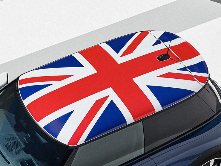 MINI Cooper Oxford 에디션의 평면도.