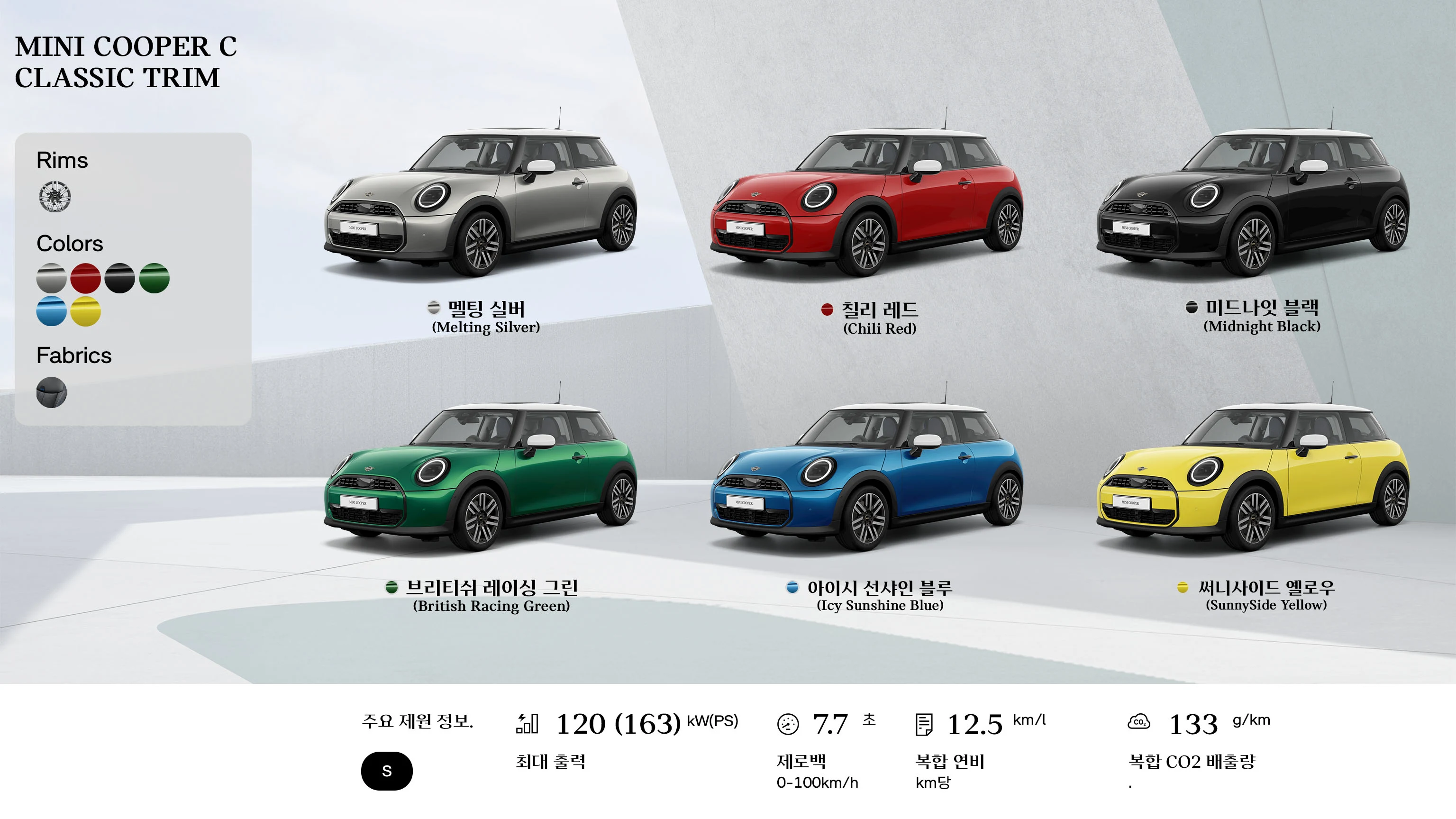 MINI Cooper 컨버터블 - 개요 - 휠 클로즈업