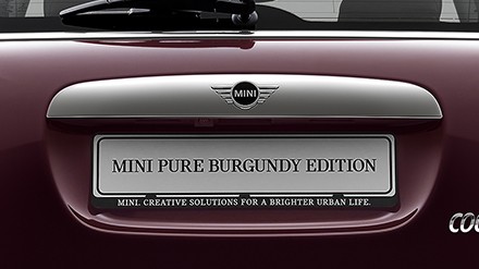 MINI PURE BURGUNDY EDITION EXTERIOR 3