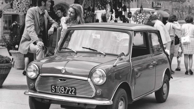 Prototype Mini project drawing by Sir Alec Issigonis in 1959.