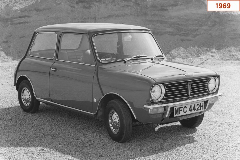 1969 – The Mini Clubman debuts.