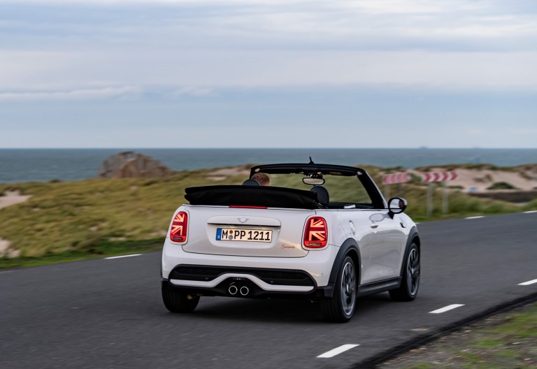 The top of the MINI Cooper S "Red Mudder" by Dsquared2.