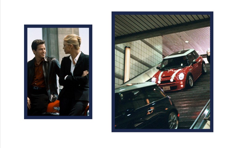 A stills from the film „The Italian Job” (2003).