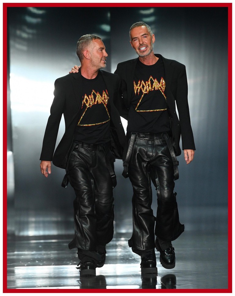 Canadian fashion designers Dean and Dan Caten of the brand Dsquared2.