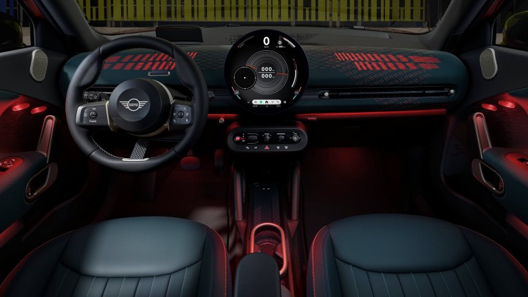 All-Electric MINI Aceman - 실내 공간 - 갤러리 경험 모드 - 앰비언트 라이트