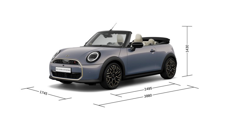 MINI Cooper 컨버터블 - 치수 - 소개 이미지