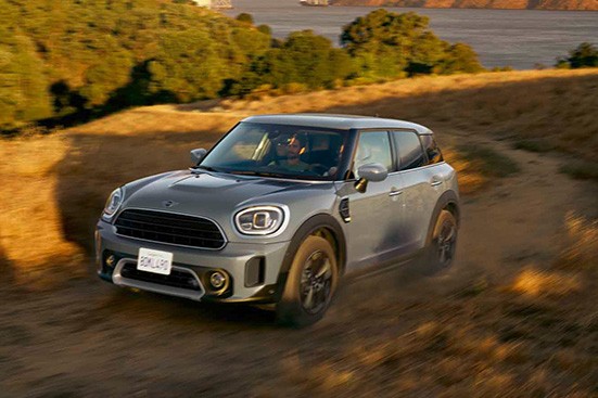 MINI 3-door Hatch – grey and black – front view